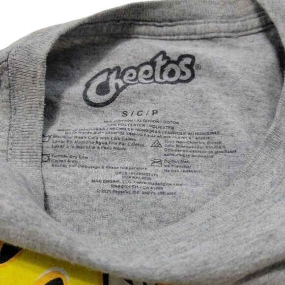 Cheetos Shirt Size Small Cheetos Graphic Tee Chester Cheetah Graphic Print Shirt - Picture 6 of 6